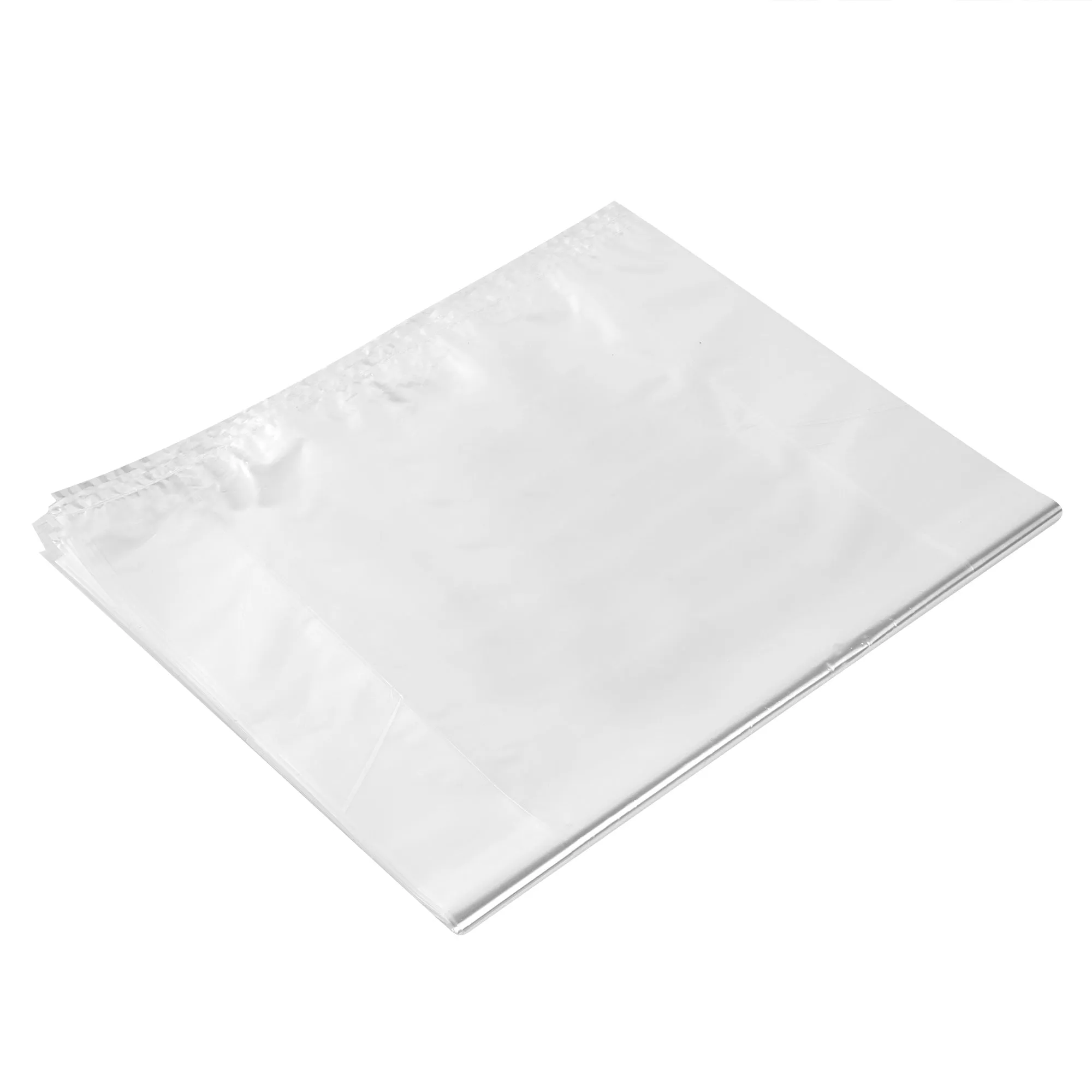 Bag Tek Clear Plastic Gift Basket Bag - Gusseted - 12" x 4" x 20" - 100 count box