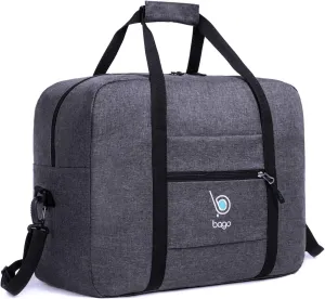 Bago Personal Item Travel Bag For Airlines - Fits As 18x14x8 inches Travel Bag Spirit & Frontier Airlines - Foldable Duffle Bag For Travel - Personal Item Bag Small Carry On Bag For Air Travel
