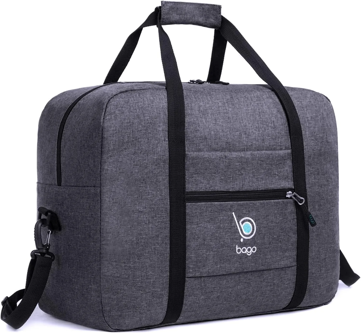 Bago Personal Item Travel Bag For Airlines - Fits As 18x14x8 inches Travel Bag Spirit & Frontier Airlines - Foldable Duffle Bag For Travel - Personal Item Bag Small Carry On Bag For Air Travel