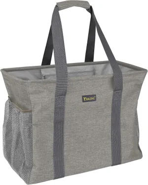 BALEINE Extra Large Utility Tote Bag with Wire Frame for Storage (Beige, 16.5''x14''x10'')