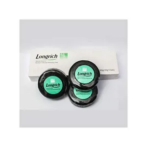 Bamboo Charcoal Soap, Black Soap,Brightening Soap for Fighting Pimples, Acne, 3 Bars