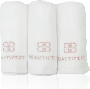 Bamboo Face Cloths - Bamboo Infused & Cotton Face Towels - Natural Materials Suitable for Sensitive Skin - 3 Cleansing & Makeup Removal Face Wash Cloths - with Luxury Storage Tube