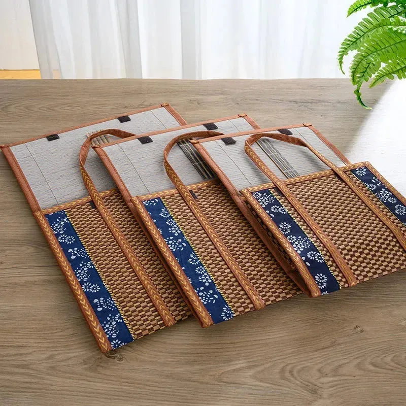 Bamboo Picnic Storage Basket