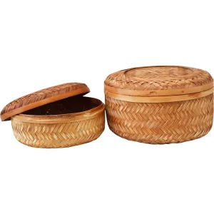 Bamboo Round Box