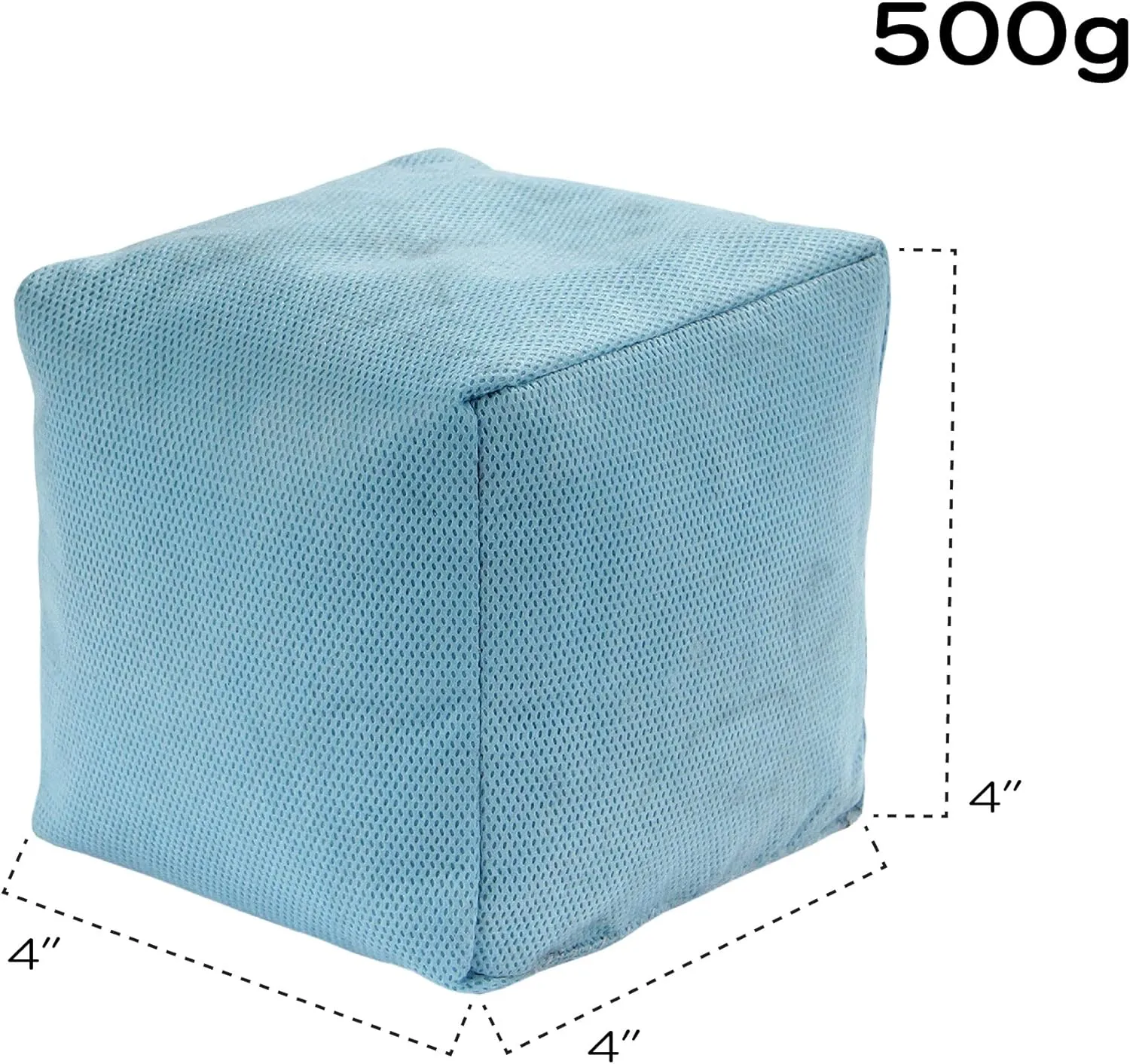 BambooMN Activated Bamboo Charcoal Air Purifier Cube - 500g Sky Blue - 2 Units