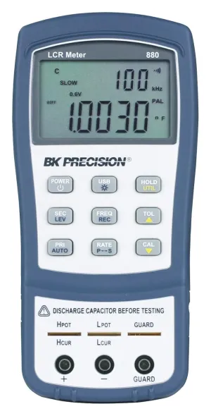 B&K Precision 880 100 kHz Handheld LCR Meter, Blue