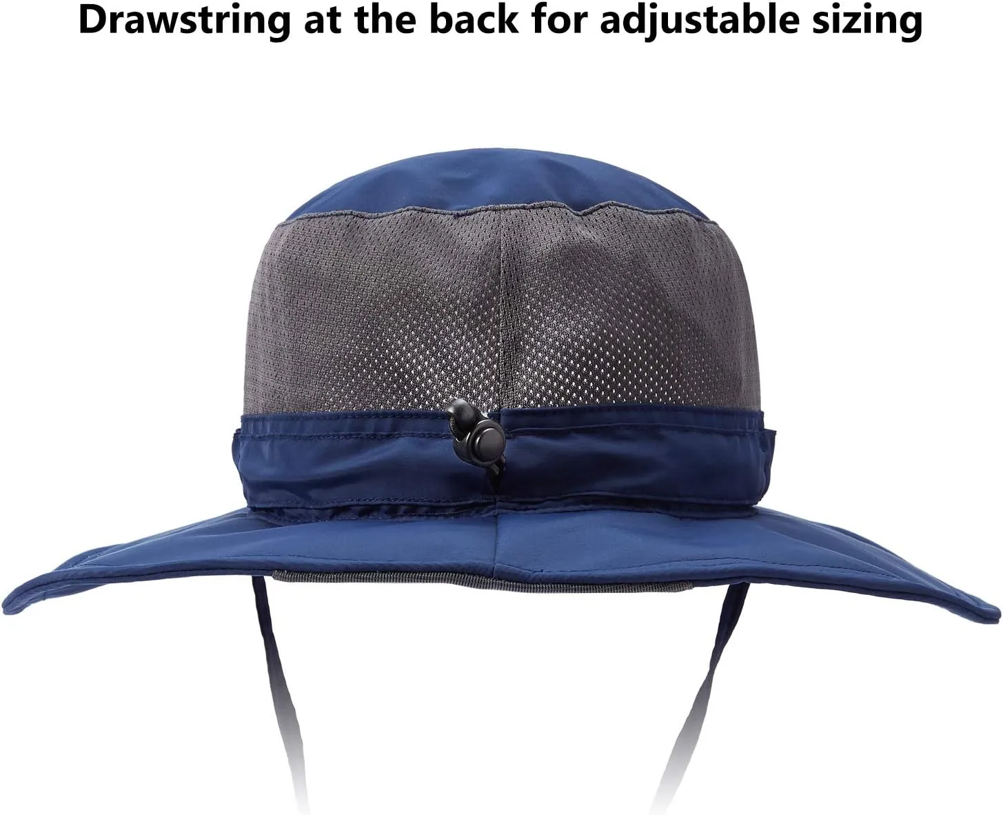 BASSDASH UPF 50  Sun Fishing Hat Water Resistant with Detachable Neck Flap