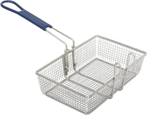 Bayou Classic 700-182 2.5-gal Stainless Bayou Fryer Basket Features Cool Touch Handle Perfect For Frying Fish Shrimp Chicken Onion Rings Hushpuppies and Fries