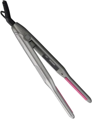 Beaupretty 7mm Narrow Panel Dual Voltage Hair Straightener Hair Curler Wireless Travel Ceramic Coating Us Plug