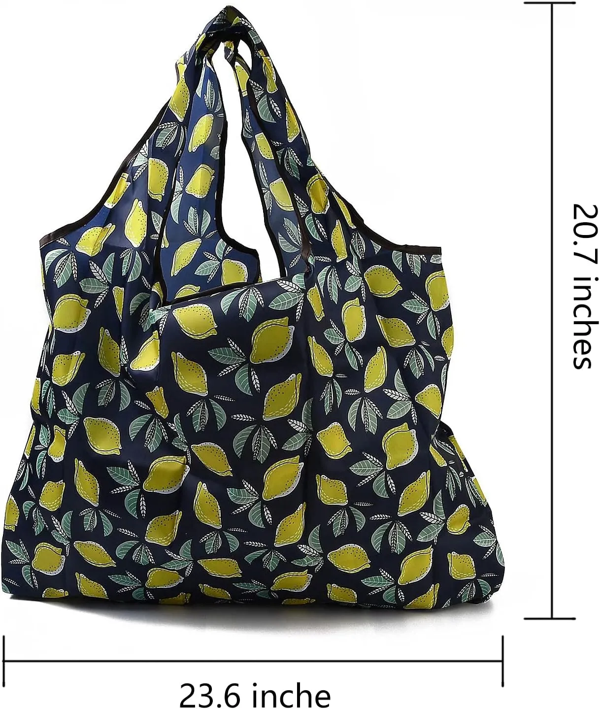 BEEFLYING Foldable Eco-Friendly Nylon Grocery Bags Foldable Reusable Waterproof Shopping Tote Bags