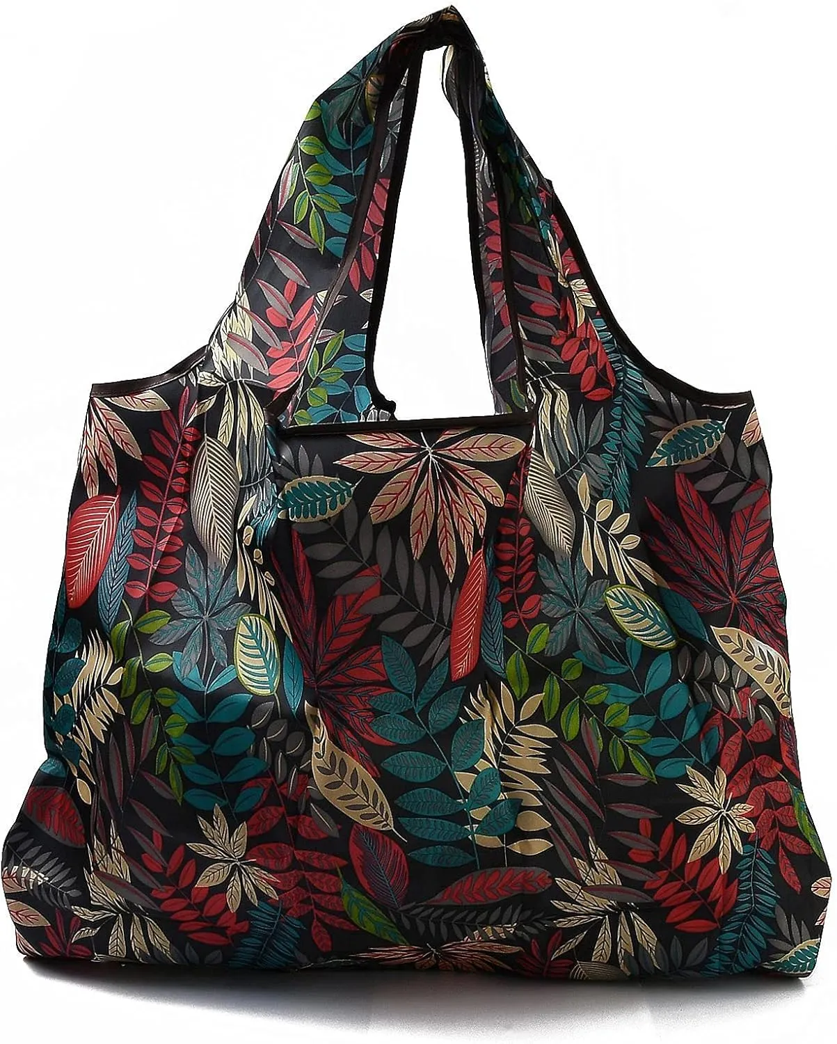 BEEFLYING Foldable Eco-Friendly Nylon Grocery Bags Foldable Reusable Waterproof Shopping Tote Bags