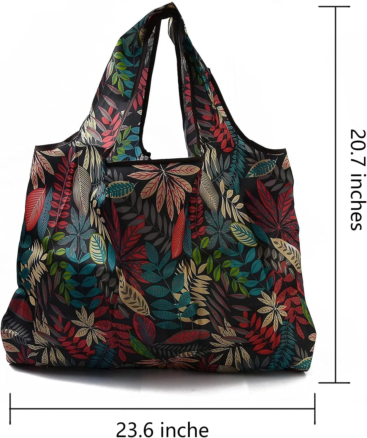 BEEFLYING Foldable Eco-Friendly Nylon Grocery Bags Foldable Reusable Waterproof Shopping Tote Bags