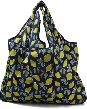 BEEFLYING Foldable Eco-Friendly Nylon Grocery Bags Foldable Reusable Waterproof Shopping Tote Bags