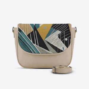 Beige Messenger Crossbody  Scratchline