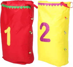 BESPORTBLE 2pcs Outdoor Jumping Bags for Carnival Fun Sack Race Bags for Adults Lightweight Game Props for Backyard Parties Family Gatherings Random Color