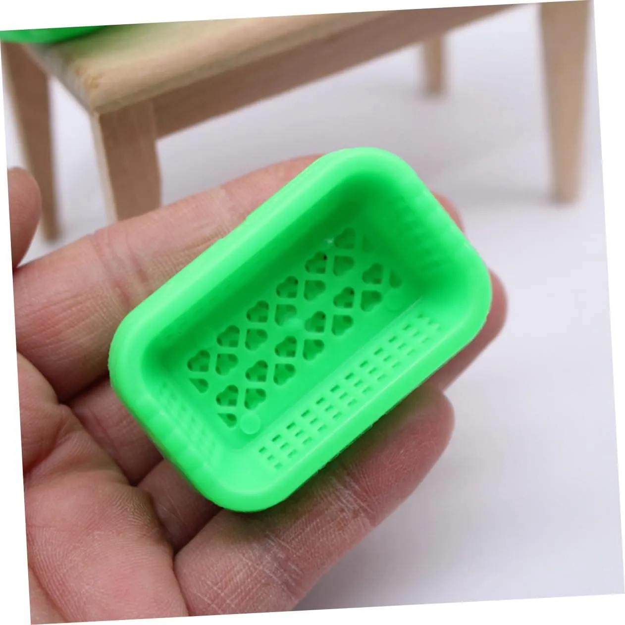 BESPORTBLE 5sets Miniature House Accessory Doll House Mini Food Basket Decorative Mini Storage Basket Model 30pcs*5
