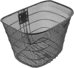 BESPORTBLE Large Capacity Metal Bike Basket Multi-use Front Handlebar Storage Stable Design for Easy Cleaning for Groceries Cycling Accessories Fits Adult