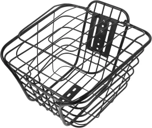 BESPORTBLE Scooter and Electric Bike Basket Front Storage Lockable Lid Iron Frame for Daily Errands