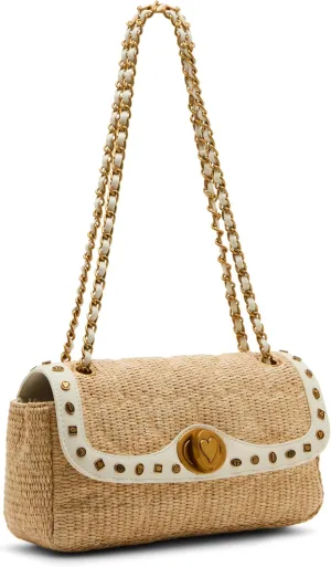 Betsey Johnson Icon Hearts Flap Bag