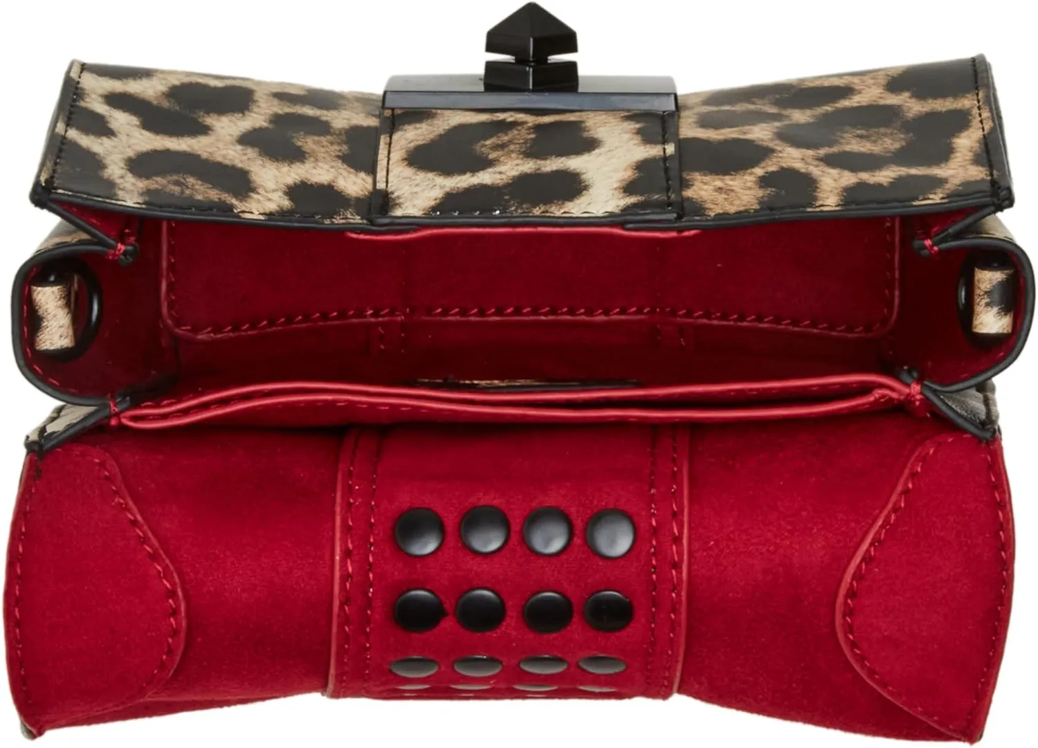 Betsey Johnson Studded Crossbody Flap