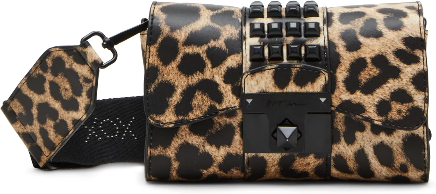 Betsey Johnson Studded Crossbody Flap