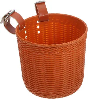 Bicycle Basket Woven Basket for Boys and Girls Bike Multi-use for Cycling Decorative Effect