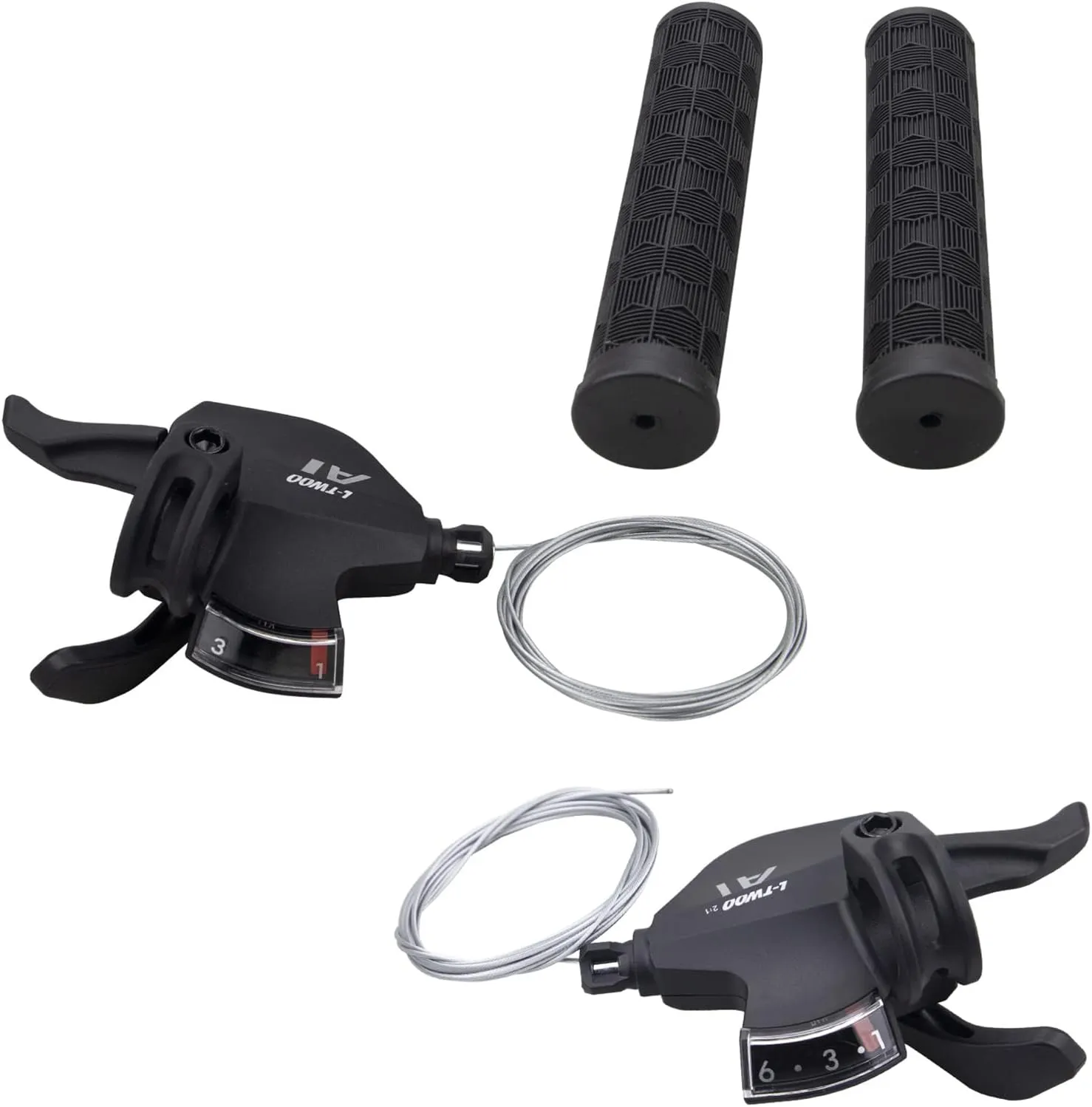Bike Shifter Lever 18 Speeds 3X6 Thumb Gear Shift Lever for Mountain Bicycle