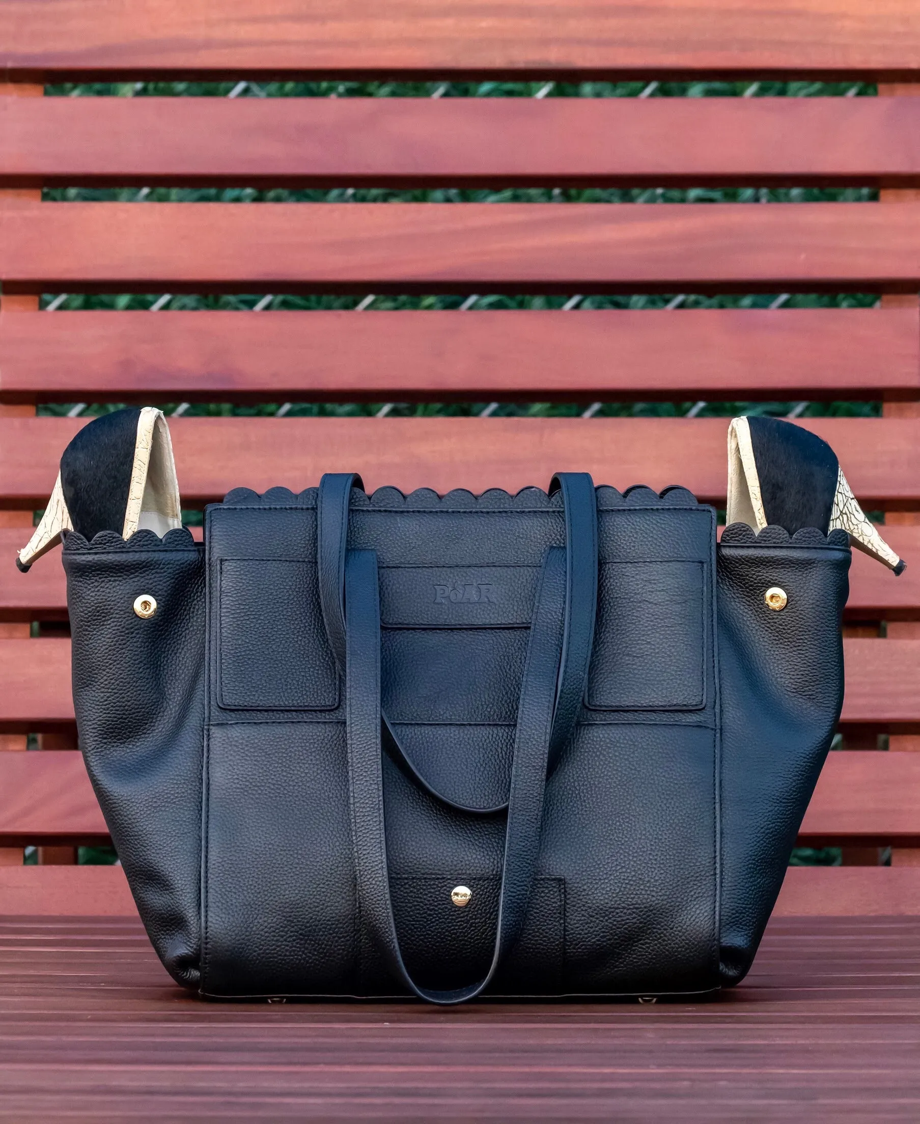 Black Multifunctional Handbag