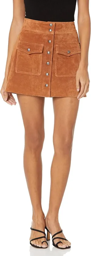 [BLANKNYC] Womens Flap Patch Pocket Mini Skirt