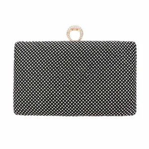 Bling Rectangle Clutch Evening Crossbody Bag by Madeline Love