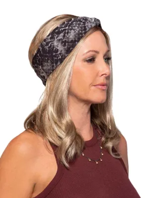 Bundle - 2 Items: Print Softie Accent Headband by Jon Renau (Item #1), Christy's Wigs Q & A Booklet (Item #2) - Color: Moments