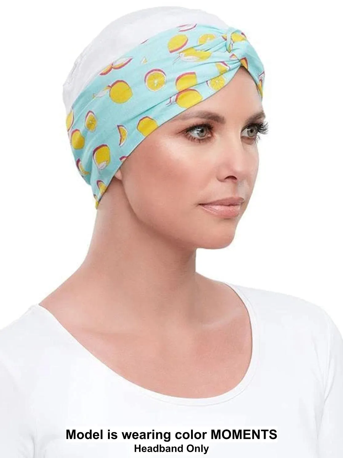 Bundle - 2 Items: Print Softie Accent Headband by Jon Renau (Item #1), Christy's Wigs Q & A Booklet (Item #2) - Color: Moments