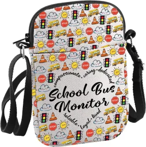 Bus Attendant Gift Bus Monitor Crossbody Bag Bus Attendant Gift