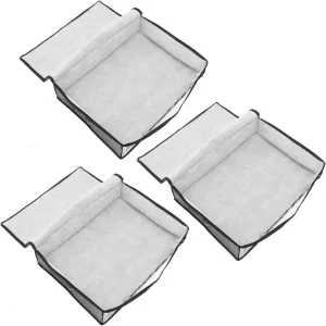 Cabilock Clothes Organizer Box Non-woven Storage Bag Blanket Storage Box for Home