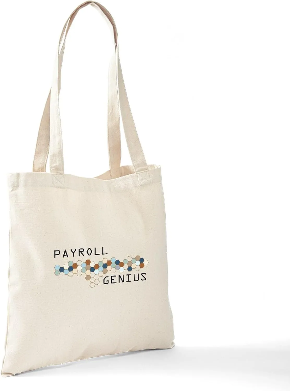 CafePress Payroll Genius Tote Bag Reusable Natural Beige Canvas Shopping Bag
