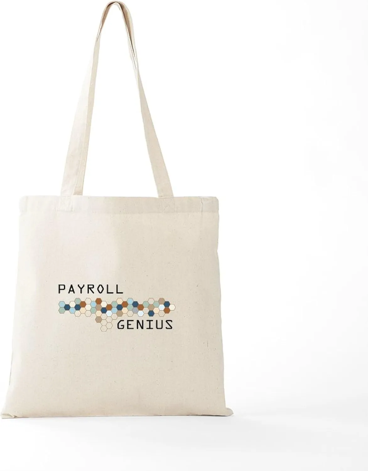 CafePress Payroll Genius Tote Bag Reusable Natural Beige Canvas Shopping Bag