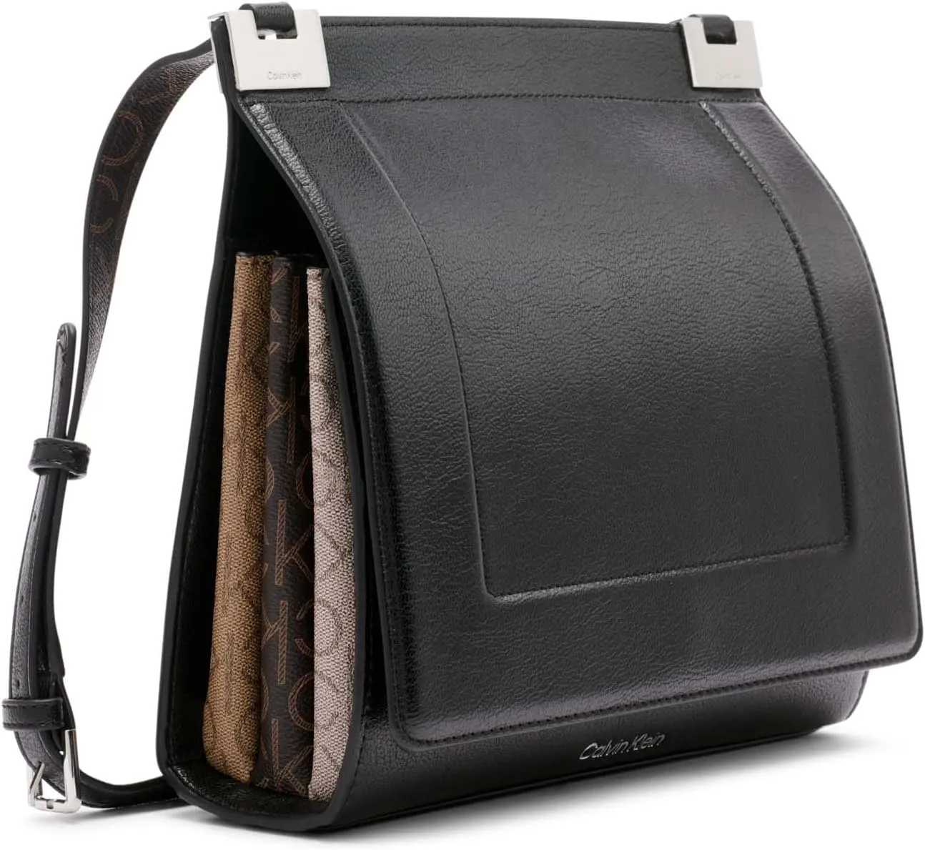 Calvin Klein Palm Organizational Flap Messenger