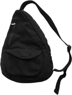 Canvas Crossbody Bag Unisex Shoulder Bag for University Campus Chest Bag Sports Bag for Mens Womens