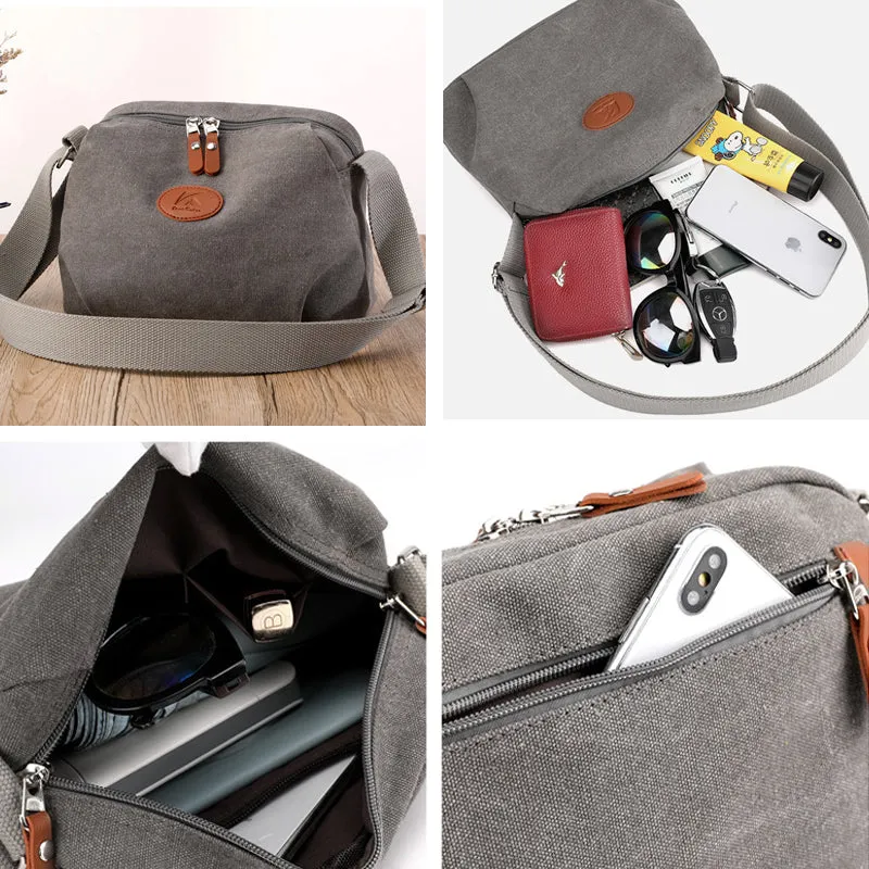 Canvas Crossbody Bag