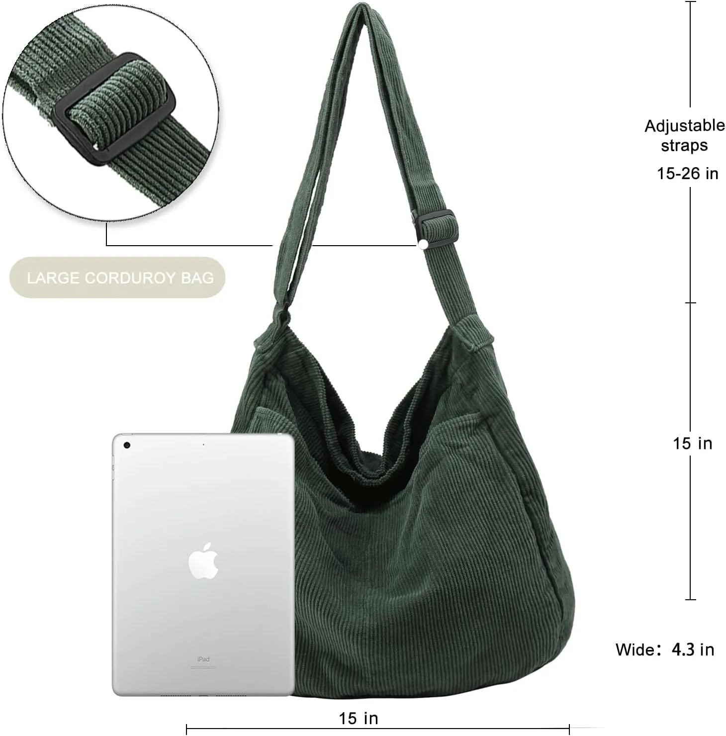 Canvas Tote Bag Casual Hobo Crossbody Shoulder Bag for Women and Men Large Purse Messenger Bag Travel Work
