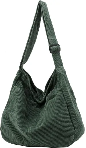 Canvas Tote Bag Casual Hobo Crossbody Shoulder Bag for Women and Men Large Purse Messenger Bag Travel Work
