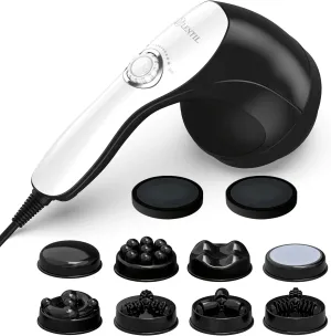 Cellulite Massager Handheld, Body Sculpting Machine, Massage Lymphatic Stomach Abdomen Arm Belly Fat with 8 Massage Heads;Suitable in Gym Office Home Travel, Ideal Gifts for Women Man