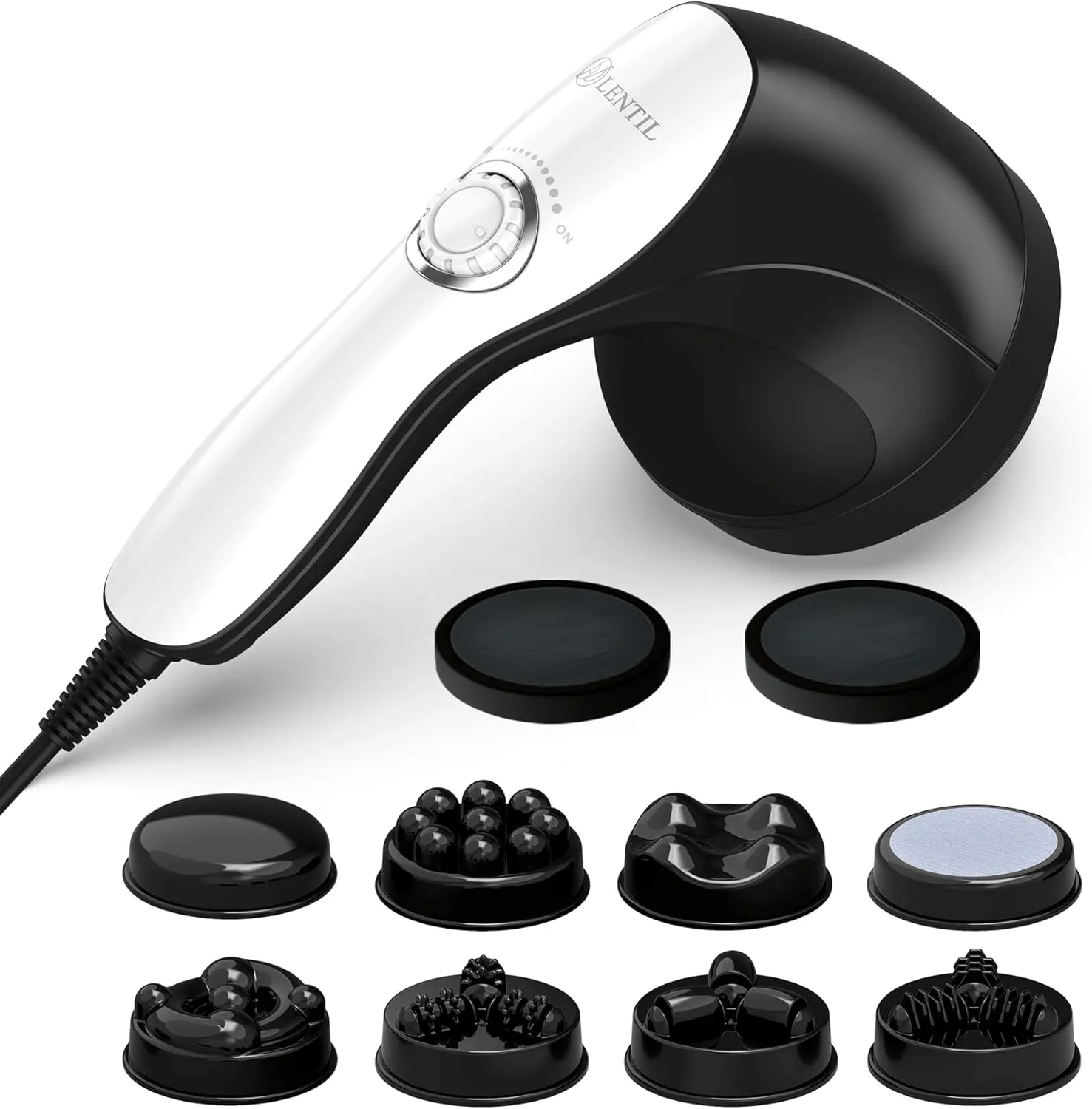 Cellulite Massager Handheld, Body Sculpting Machine, Massage Lymphatic Stomach Abdomen Arm Belly Fat with 8 Massage Heads;Suitable in Gym Office Home Travel, Ideal Gifts for Women Man