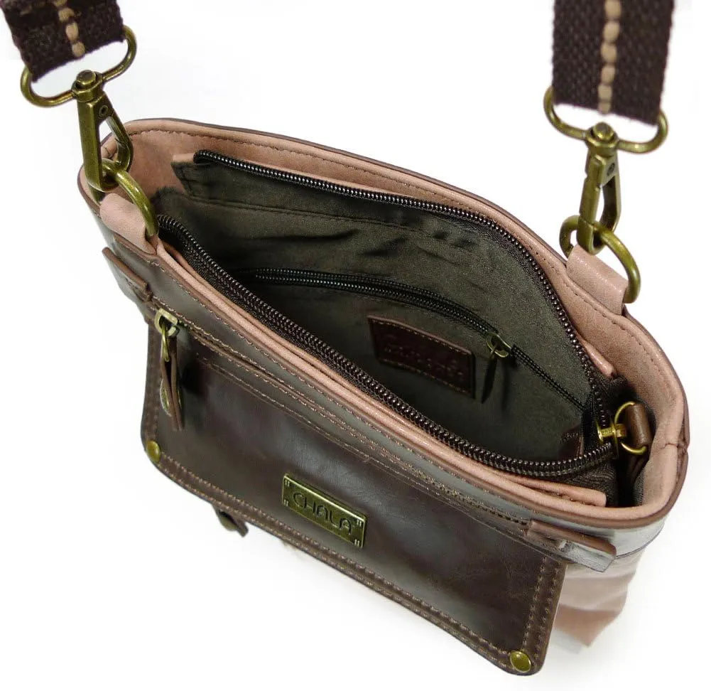 CHALA GEMINI Crossbody Canvas Gift Messenger Bag Indigo