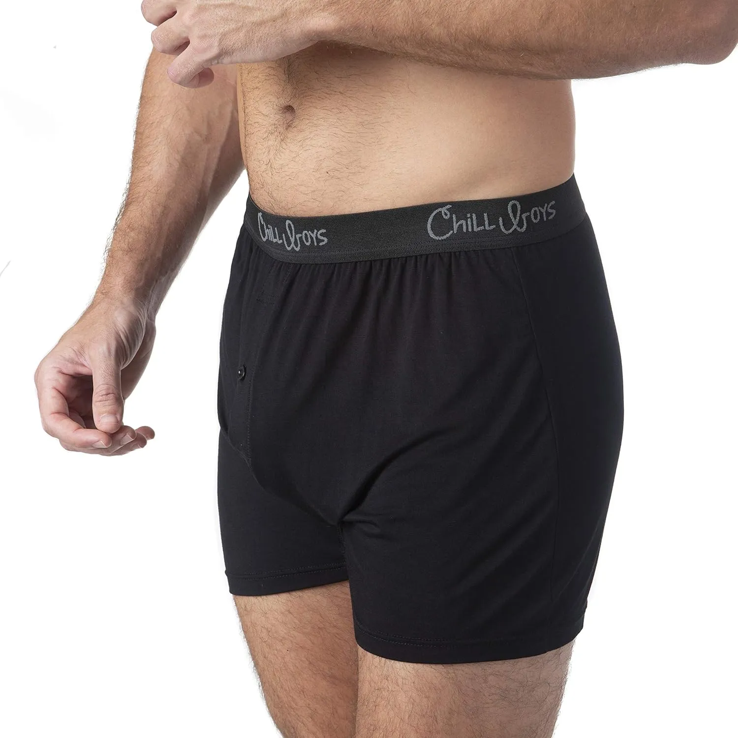 Chill Boys Soft Viscose from Bamboo Boxers for Men - Cool Breathable Comfortable Men's Underwear - 3 Pack Boxer Shorts