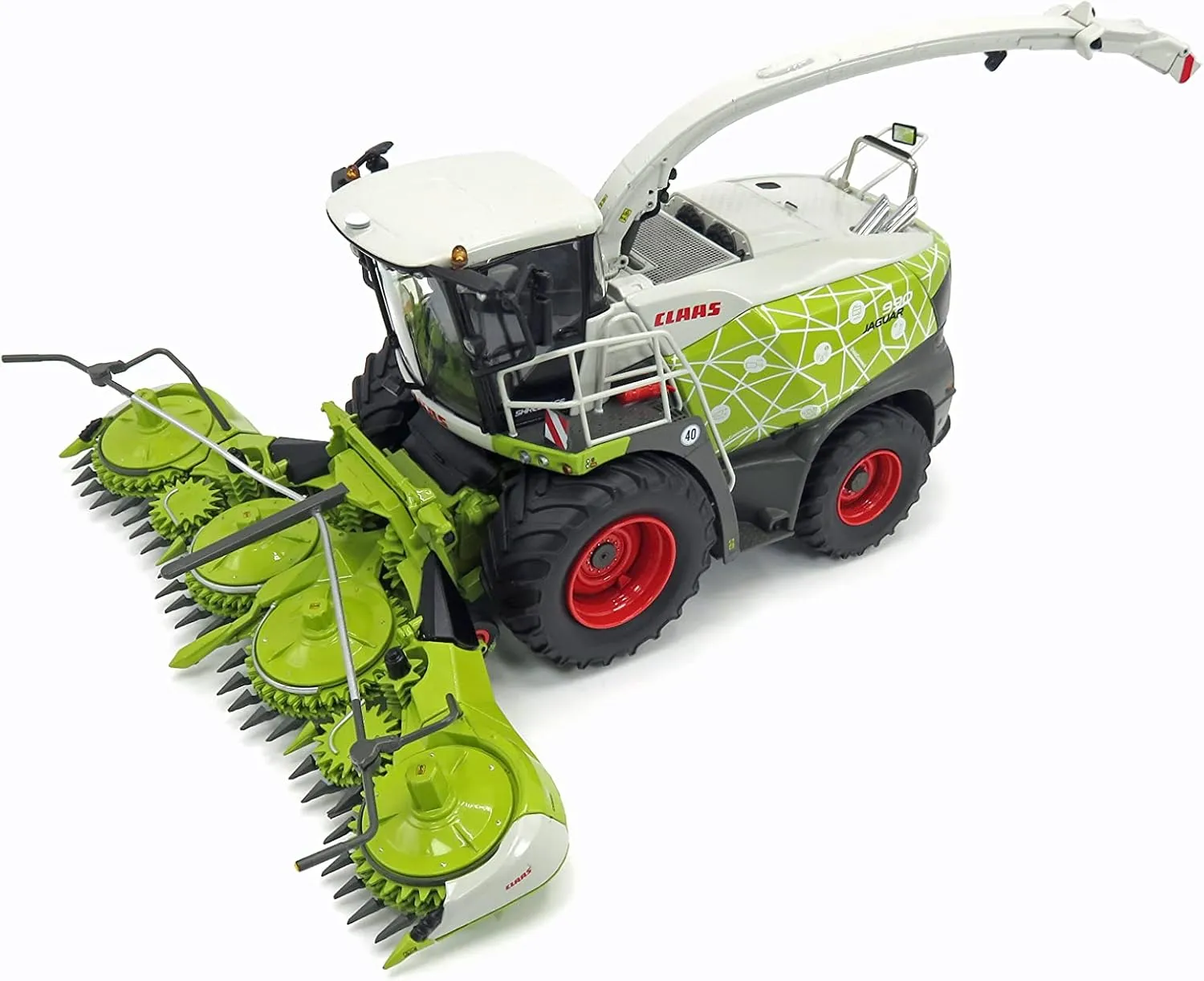 CLAAS 02574730 Marge Models Jaguar 990 Connected Machine Forage Harvester and Orbis 750 Header Limited 1000 Piece Edition