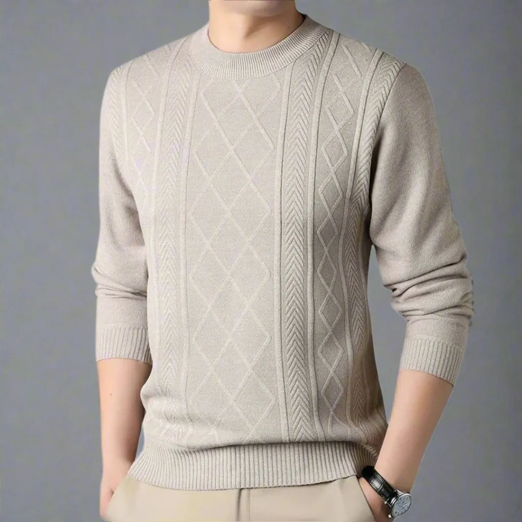 Classic Knitted Cable Jumper