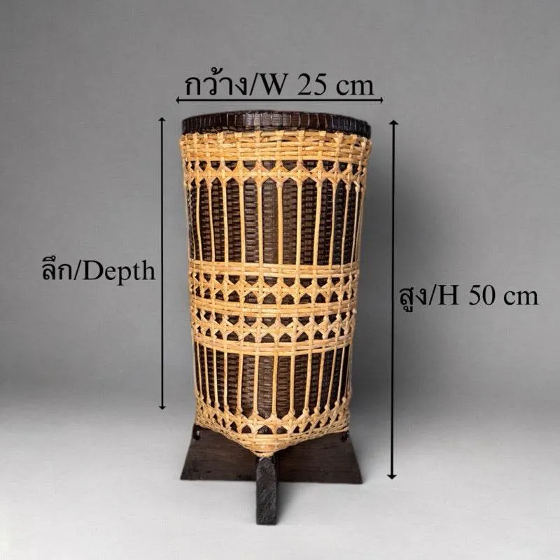 Classy Cloth | – Basket for Thai Decor Flowers, Handwoven Home Eco-Friendly Dried Keepsakes Bamboo Craft &amp; &amp; Style Rattan Natural Storage Reduced price