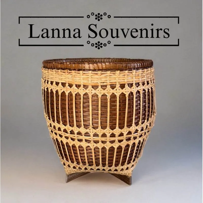 Classy Cloth | – Basket for Thai Decor Flowers, Handwoven Home Eco-Friendly Dried Keepsakes Bamboo Craft &amp; &amp; Style Rattan Natural Storage Reduced price
