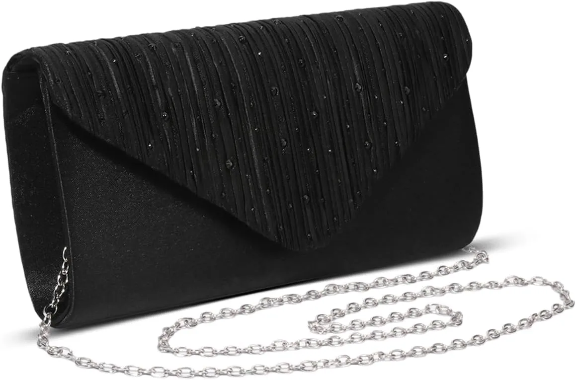 Clutch Purses for Women Formal Sparkling Rhinestones Envelope Evening Handbags for Wedding Party Cocktail Prom Ball